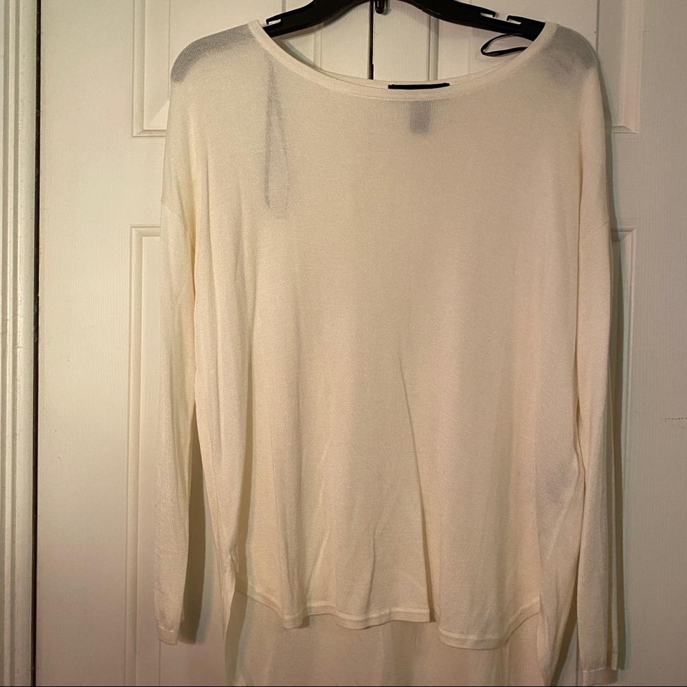 Forever 21 Light Long Sleeve Off White